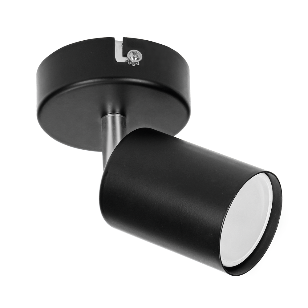 DOA SP 1 wall and ceiling light, black, GU10, max. 7W, IP20